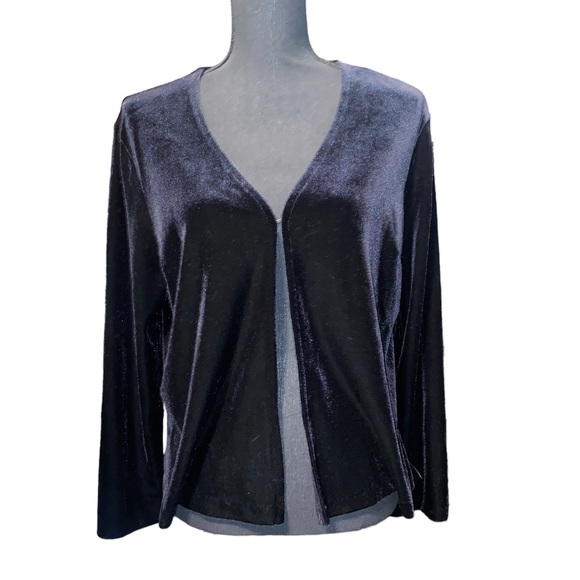 New York & Co Velvet Blazer sz L - Picture 1 of 5